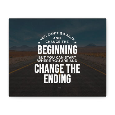 Change the Ending Canvas Wall Art