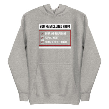 Mike Sorrentino Excluded From Dinner Hoodie