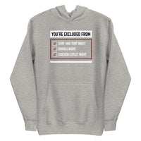 Mike Sorrentino Excluded From Dinner Hoodie