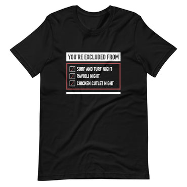 Mike Sorrentino Excluded From Dinner Shirt