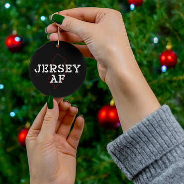 Jersey AF Ceramic Ornament