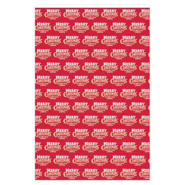 Merry Christmas You Dirty Little Hamster Wrapping Paper
