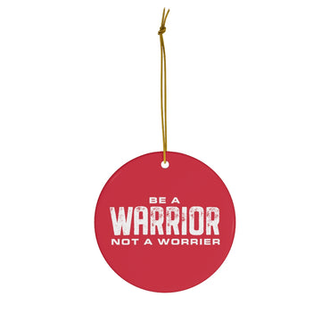 Warrior Ceramic Ornament