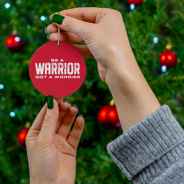 Warrior Ceramic Ornament