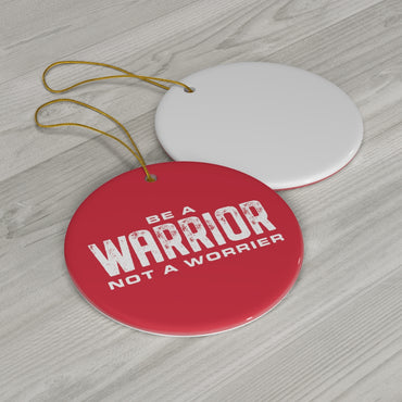 Warrior Ceramic Ornament