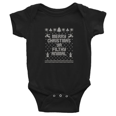 Merry Christmas Ya Filthy Animal Onesie  Regular price