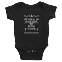 Merry Christmas Ya Filthy Animal Onesie  Regular price