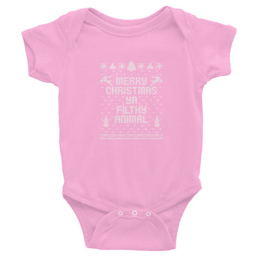 Merry Christmas Ya Filthy Animal Onesie  Regular price
