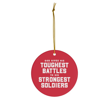 Strongest Soldiers Ceramic Ornament