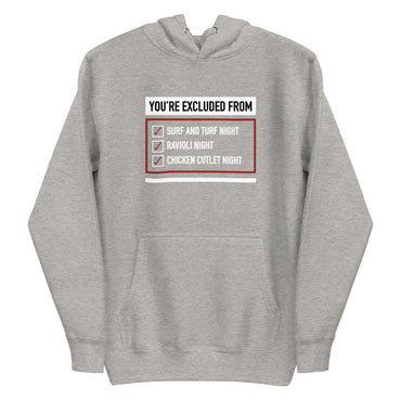 Mike Sorrentino Excluded From Dinner Hoodie