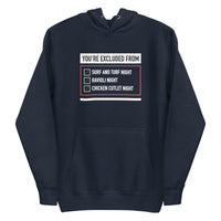 Mike Sorrentino Excluded From Dinner Hoodie