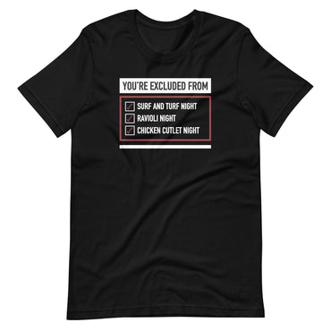 Mike Sorrentino Excluded From Dinner Shirt