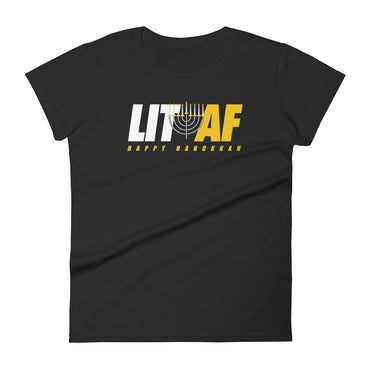 Mike Sorrentino Lit AF Hanukkah Womens Shirt