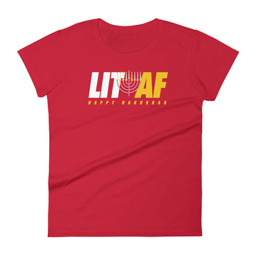 Mike Sorrentino Lit AF Hanukkah Womens Shirt