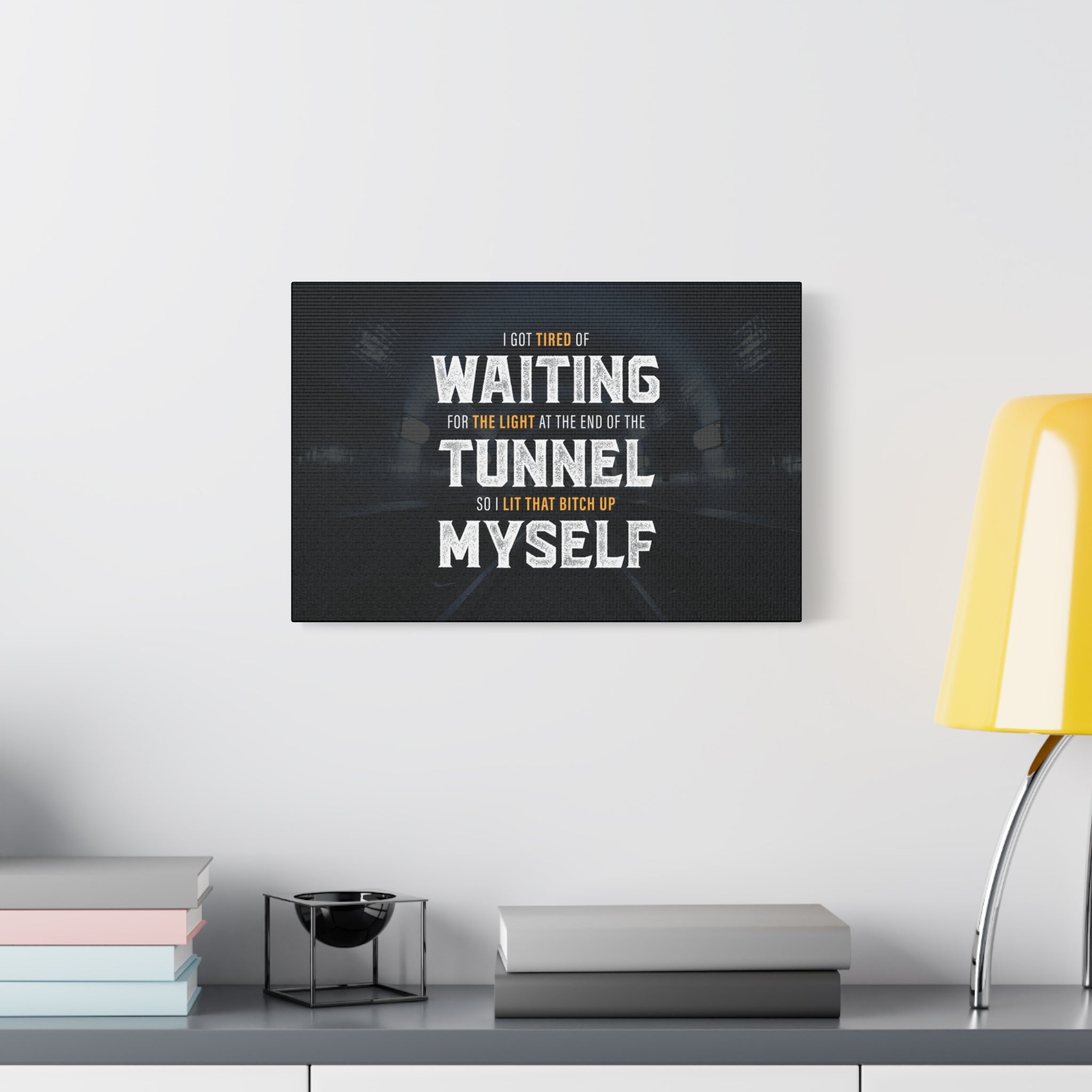 Light at the End of the Tunnel Canvas Wall Art
