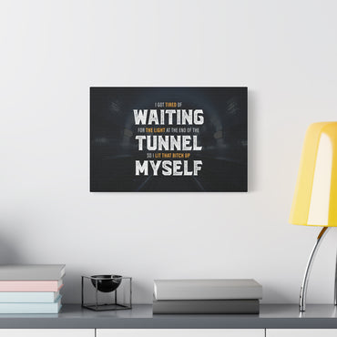 Light at the End of the Tunnel Canvas Wall Art