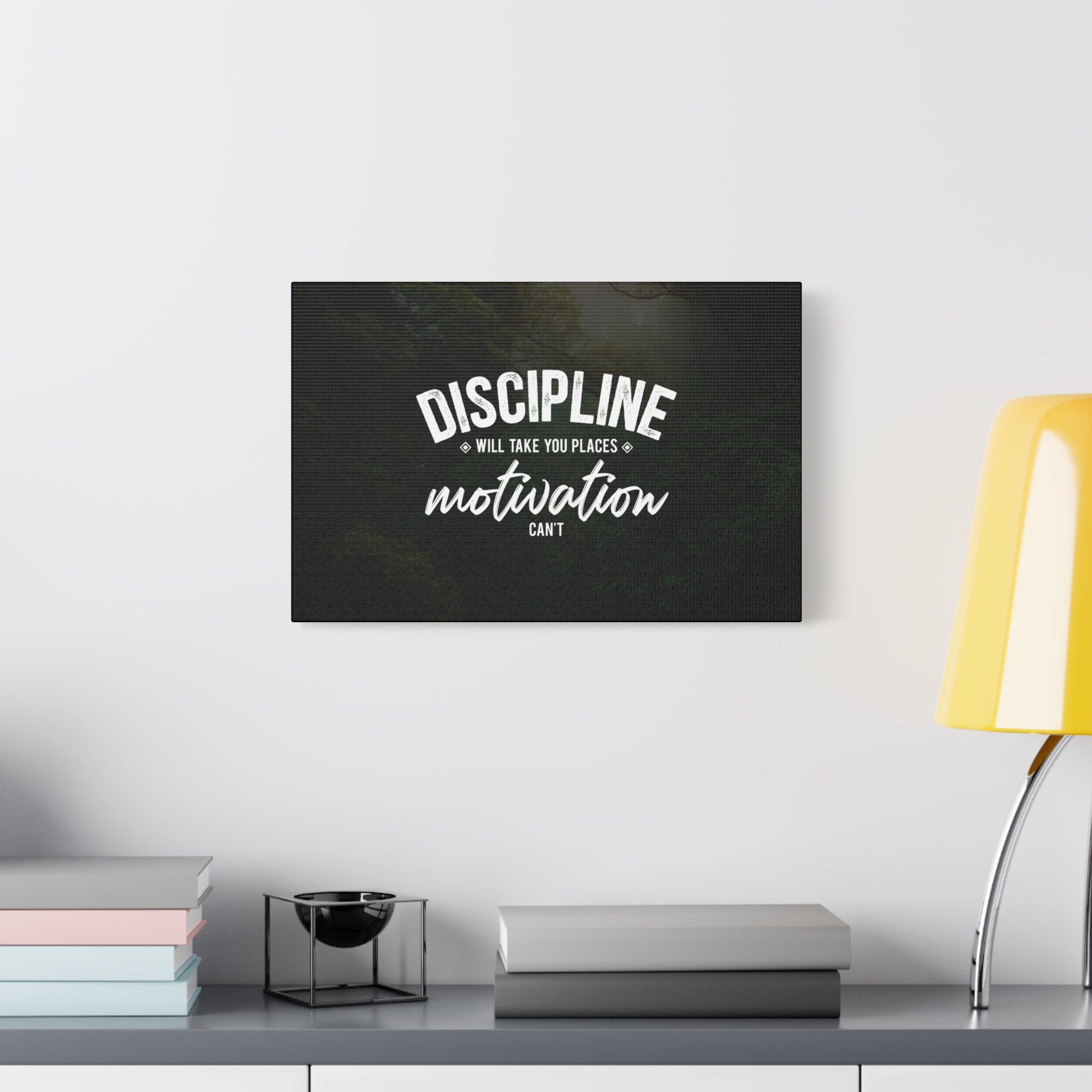 Discipline Canvas Wall Art