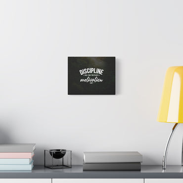 Discipline Canvas Wall Art