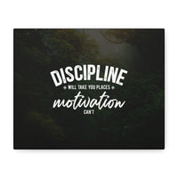 Discipline Canvas Wall Art