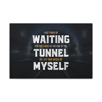 Light at the End of the Tunnel Canvas Wall Art