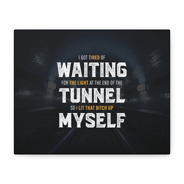 Light at the End of the Tunnel Canvas Wall Art