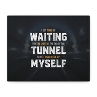 Light at the End of the Tunnel Canvas Wall Art