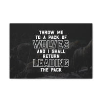 Pack of Wolves Canvas Wall Art
