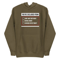 Mike Sorrentino Excluded From Dinner Hoodie