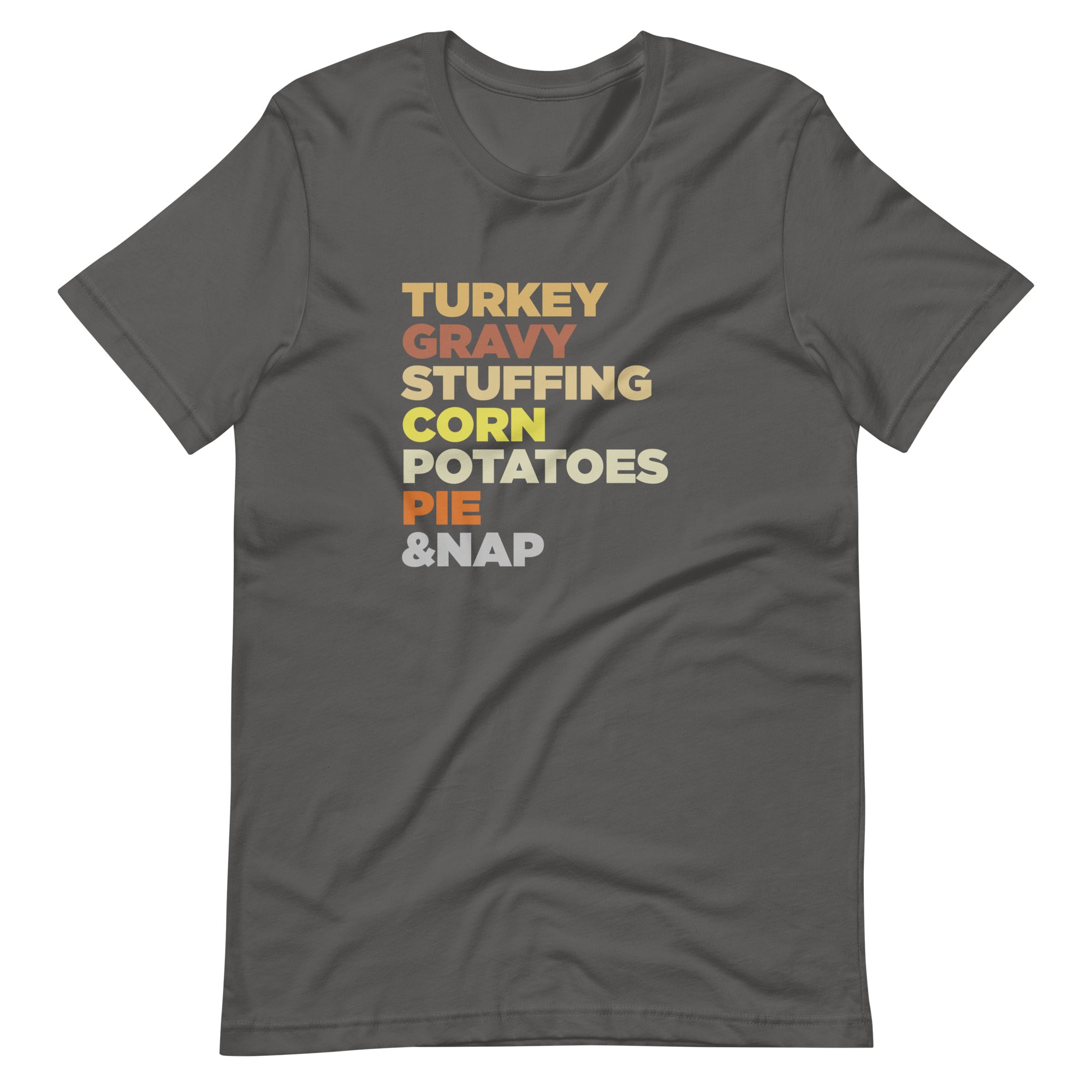 Mike Sorrentino Thanksgiving Food List Shirt