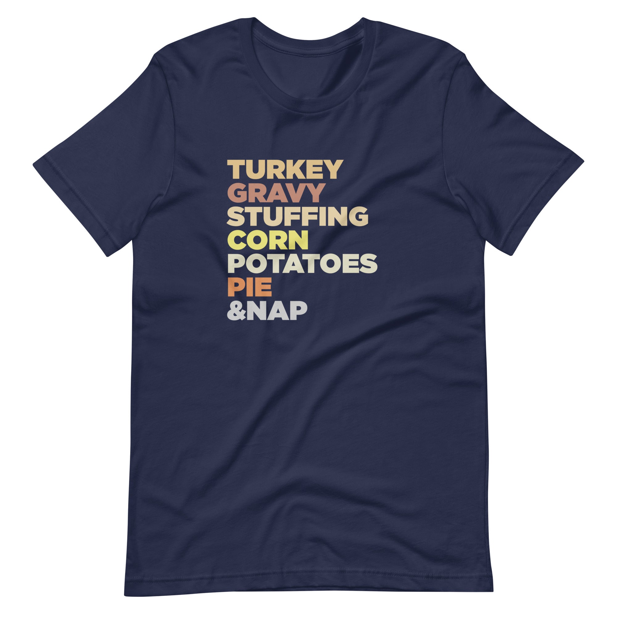 Mike Sorrentino Thanksgiving Food List Shirt