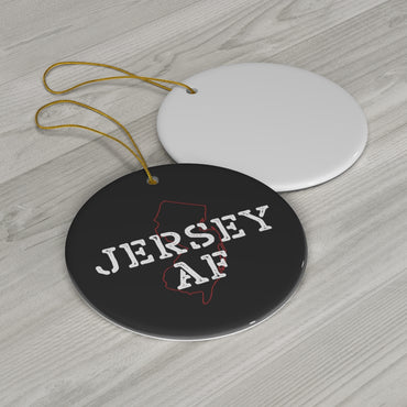 Jersey AF Ceramic Ornament