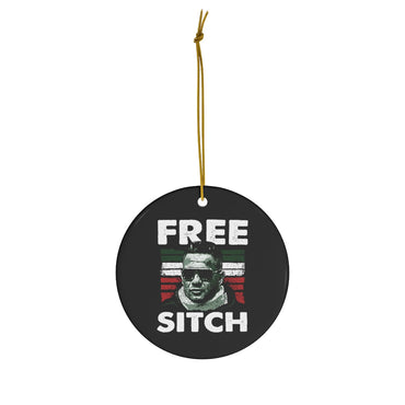 Free Sitch Ceramic Ornament