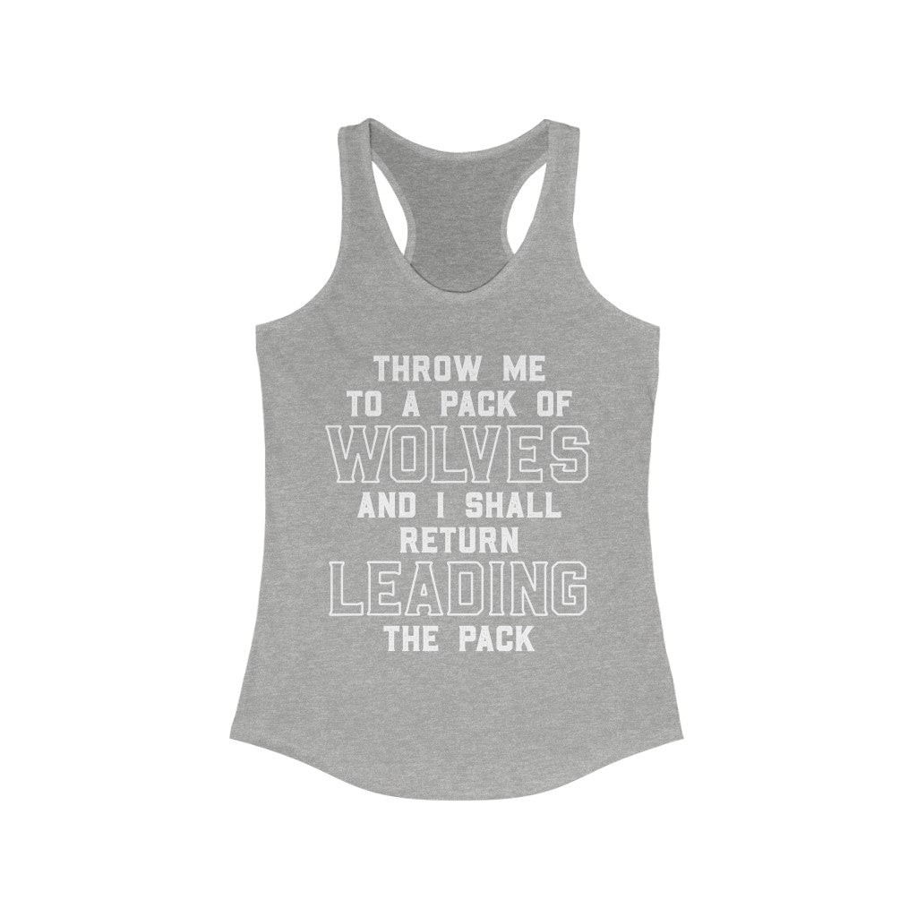 Mike Sorrentino Throw Me to the Wolves Womens Tank