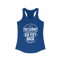 Mike Sorrentino Six Feet Back Womens Tank