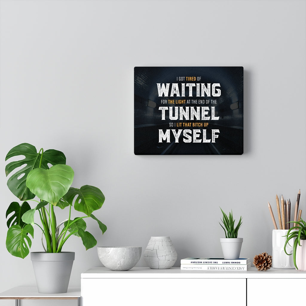 Light at the End of the Tunnel Canvas Wall Art