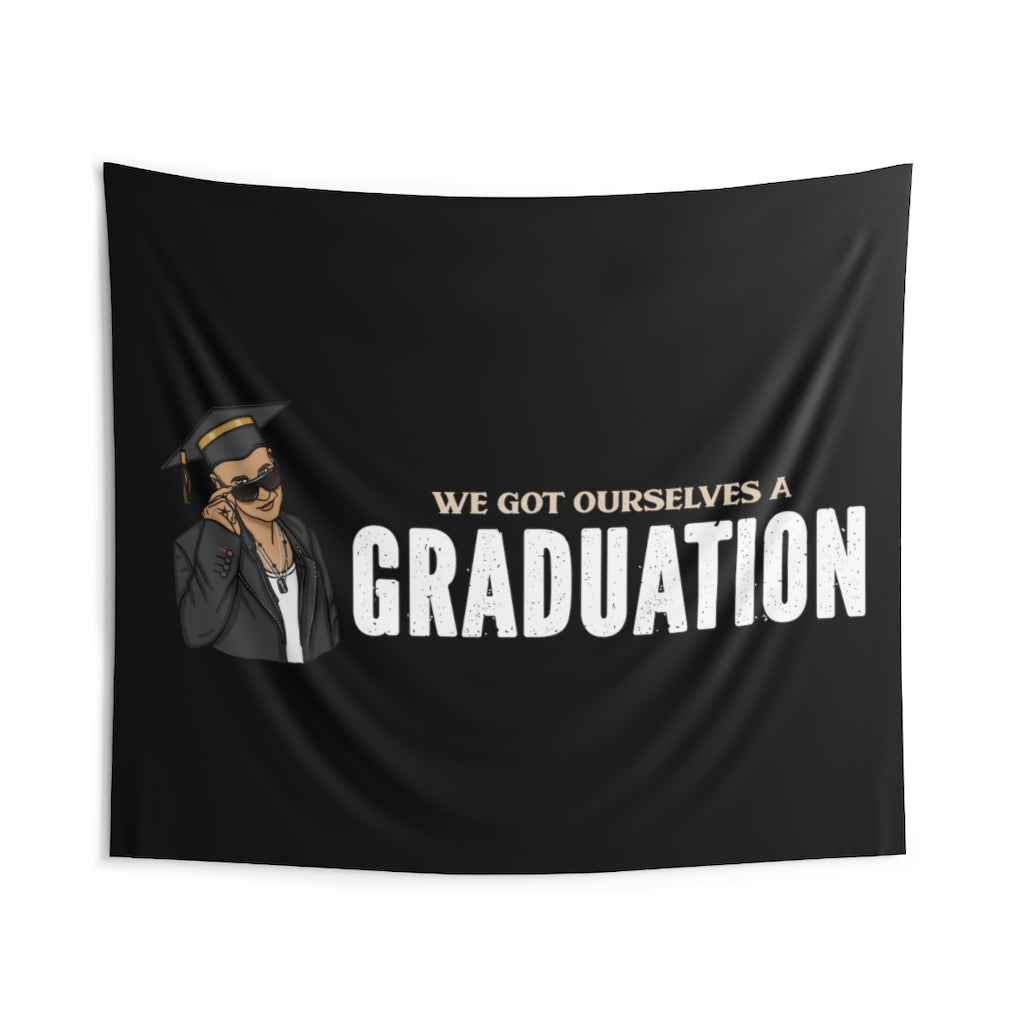 We Got Ourselves a Graduation (Cap) Wall Tapestry