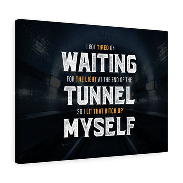 Light at the End of the Tunnel Canvas Wall Art