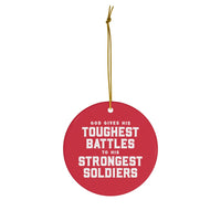 Strongest Soldiers Ceramic Ornament