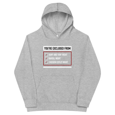 Mike Sorrentino Excluded From Dinner Kids Hoodie