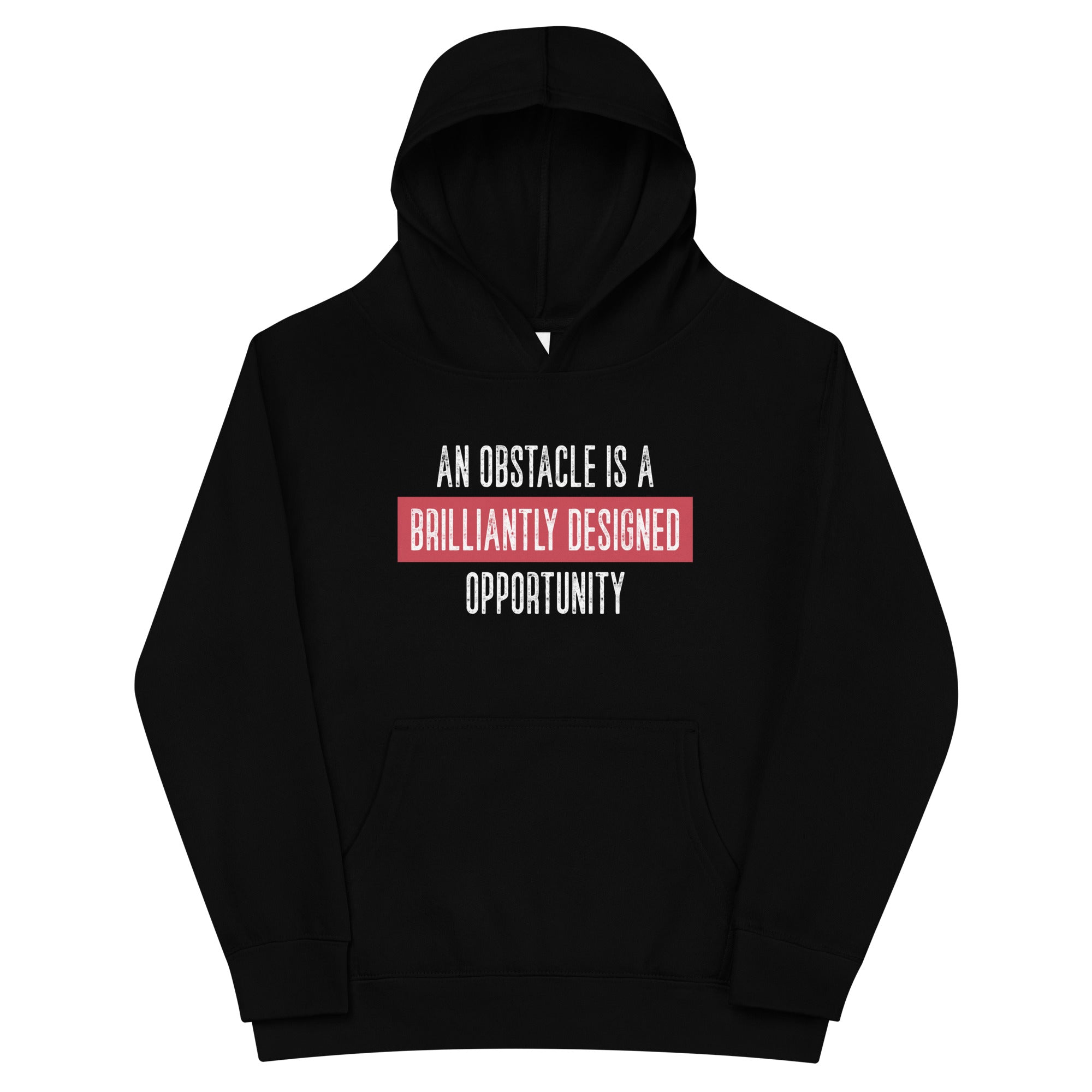 Mike Sorrentino Obstacles Opportunity Kids Hoodie