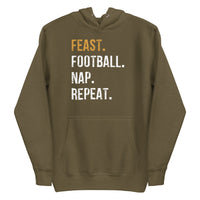 Mike Sorrentino Thanksgiving Feast Football Nap Hoodie