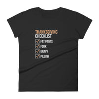 Mike Sorrentino Thanksgiving Checklist Womens Shirt