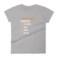 Mike Sorrentino Thanksgiving Checklist Womens Shirt