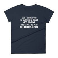 Mike Sorrentino Checkers Womens Shirt