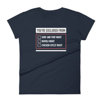 Mike Sorrentino Excluded From Dinner Womens Shirt