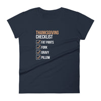 Mike Sorrentino Thanksgiving Checklist Womens Shirt