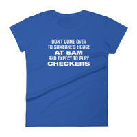 Mike Sorrentino Checkers Womens Shirt