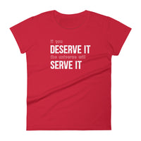 Mike Sorrentino Deserve It Womens Shirt