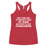 Mike Sorrentino Checkers Womens Tank