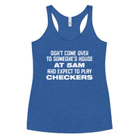 Mike Sorrentino Checkers Womens Tank